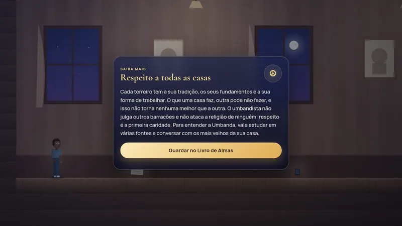 Cartão Saiba mais sobre respeito a todas as casas